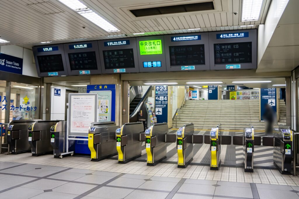 名鉄名古屋駅の中央改札口